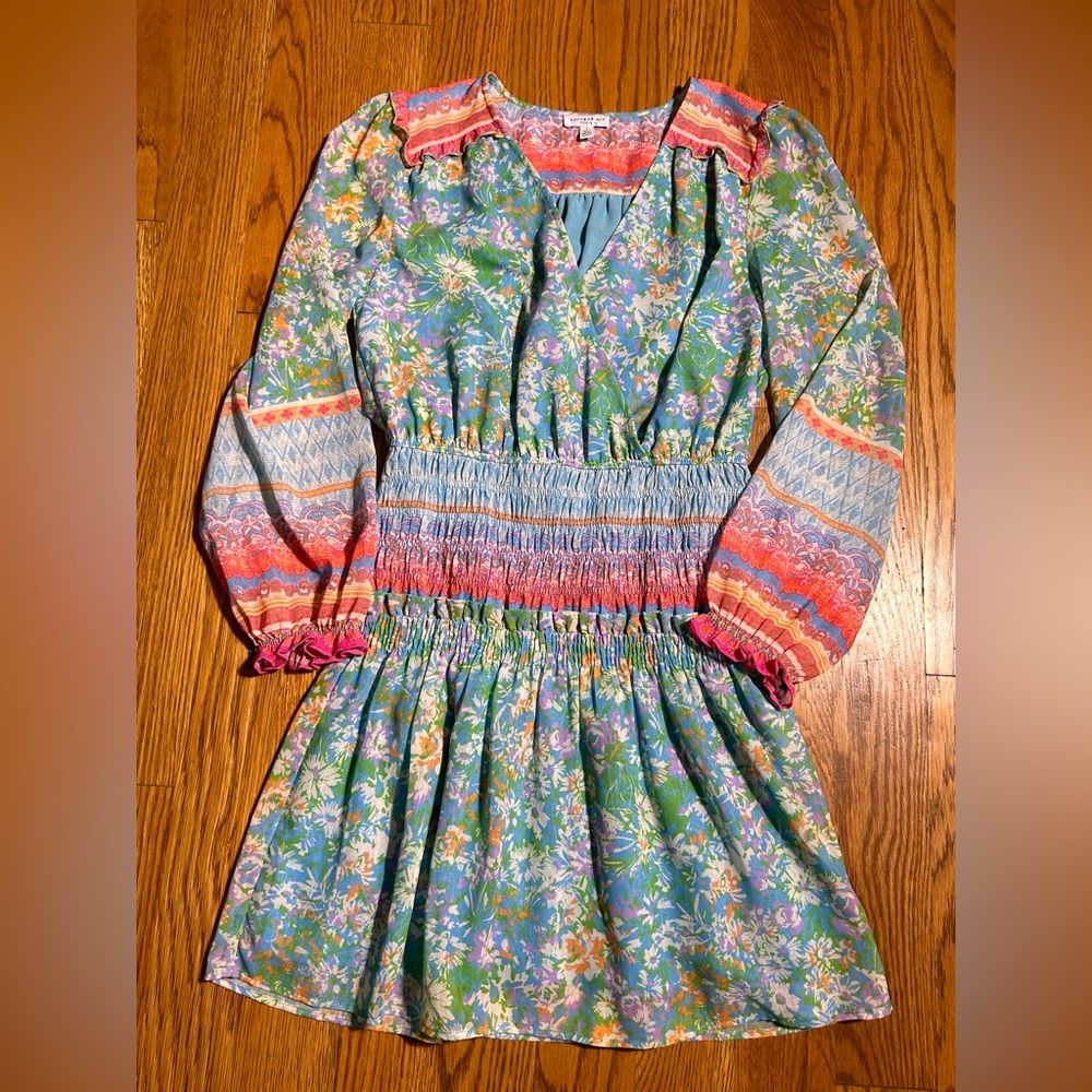 Current Air Fairy Tale Bohemian Floral Patchwork Boho Festival‎ Dress - Picture 3 of 11